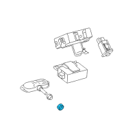 OEM Lexus Cap, Tire Valve Diagram - 90942-05029
