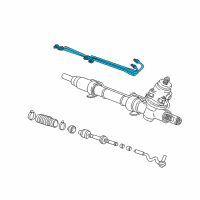 OEM 1996 BMW Z3 Pipe Diagram - 32-13-6-750-092