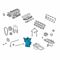 OEM 2006 Jeep Grand Cherokee Cover-Timing Case Diagram - 4792795AC