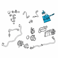 OEM 2022 Cadillac XT4 Vapor Canister Diagram - 84809655