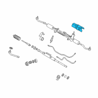 OEM Hyundai Heat Protector Assembly-Power STEE Diagram - 57280-3K000