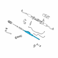 OEM 2010 Hyundai Azera Rack Assembly-Power Steering Gear Box Diagram - 57710-3K210