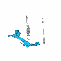 OEM 2004 Scion xB Axle Beam Diagram - 42110-52160