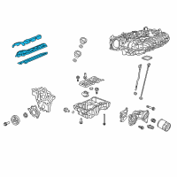 OEM 2013 Cadillac CTS Valve Cover Diagram - 12705562