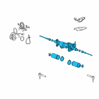 OEM 2009 Cadillac Escalade Gear Assembly Diagram - 20870559