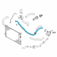 OEM Hyundai Hose Assembly-Oil Cooling Diagram - 25420-3X600