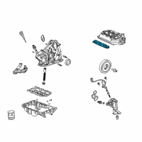 OEM 2016 Honda Accord Gasket, Intake Manifold Diagram - 17105-RCJ-A01