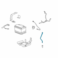 OEM Pontiac Tube-Battery Vent Diagram - 15247277