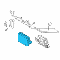 OEM 2019 Hyundai Sonata Unit Assembly-Smart Cruise Control Diagram - 96400-E6500