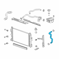 OEM Chevrolet Upper Hose Diagram - 13291779