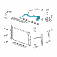 OEM Chevrolet Cruze Limited Outlet Hose Diagram - 94543097