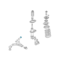 OEM 2007 Hyundai Entourage Stopper Diagram - 54552-4D000