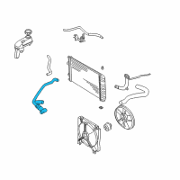 OEM 1995 Pontiac Sunfire Hose Assembly Assembly Radiator Outlet Diagram - 22646330