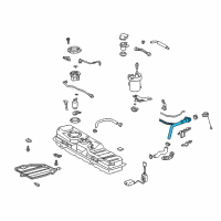 OEM Toyota MR2 Spyder Filler Neck Diagram - 77201-17130