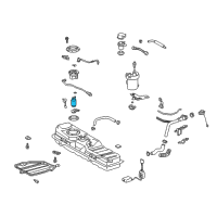 OEM 2003 Toyota MR2 Spyder Fuel Pump Diagram - 23221-21020