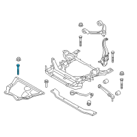 OEM 2015 BMW X6 Hexagon Screw With Flange Diagram - 07-12-9-908-068