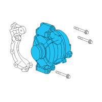 OEM 2007 Pontiac G5 Alternator Diagram - 84009358