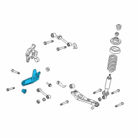 OEM Ford Explorer Trailing Arm Diagram - 8L2Z-5500-AD