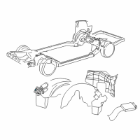 OEM 2003 Mercury Grand Marquis Compressor Assembly Diagram - 8W1Z-5319-A