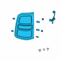 OEM 2022 Ram 1500 Lamp-Tail Diagram - 55112988AE