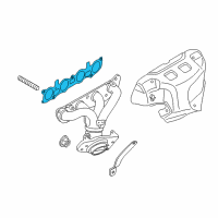 OEM 2018 Chevrolet City Express Manifold Gasket Diagram - 19316214