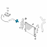 OEM Kia Filler Neck & Hose Assembly Diagram - 253292K000