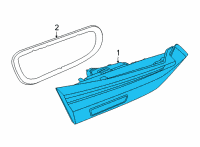 OEM 2021 BMW 430i REAR LIGHT IN TRUNK LID, LEF Diagram - 63-21-7-477-609