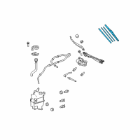 OEM 2011 Toyota Corolla Front Blade Diagram - 85222-0T030