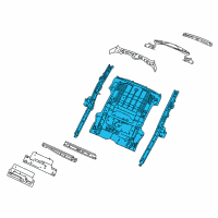 OEM Jeep Liberty Pan-Floor Diagram - 55113139AA