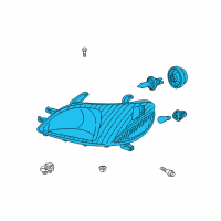 OEM Toyota Echo Composite Assembly Diagram - 81110-52190