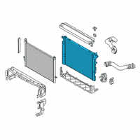 OEM 2020 BMW M5 Radiator Diagram - 17-11-8-096-936