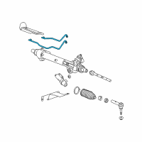 OEM 2008 GMC Acadia Pipe Kit Diagram - 20887540