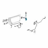 OEM 2005 Chevrolet Corvette Lower Hinge Diagram - 20982041