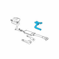 OEM 2006 Dodge Charger Catalytic Converter Diagram - 4578466AA