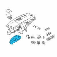OEM BMW M5 Instrument Cluster Diagram - 62-10-8-089-947