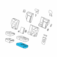 OEM 2016 Honda CR-V Pad Comp L, RR Cus Diagram - 82537-T0A-A41