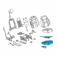 OEM 2019 Chevrolet Blazer Passenger Discriminating Sensor Diagram - 84641541