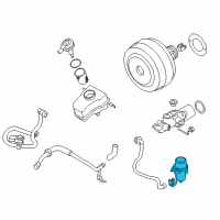 OEM 2009 BMW M3 Vacuum Pump Diagram - 34-33-2-283-333