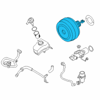 OEM 2009 BMW M3 Power Brake Booster Diagram - 34-33-2-283-392