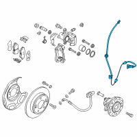 OEM 2015 Kia Soul EV Cable Assembly-Abs Ext R Diagram - 91920B2100