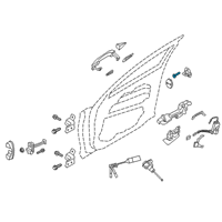 OEM 2021 Hyundai Ioniq Screw/Machine-Torx Diagram - 81456-3S000