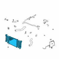 OEM 2004 Buick Regal Radiator Diagram - 89018542