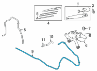 OEM 2022 Lexus NX250 HOSE, WATER Diagram - 90099-62186