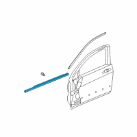 OEM Acura Molding Assembly, Right Front Door Diagram - 72410-SEA-013