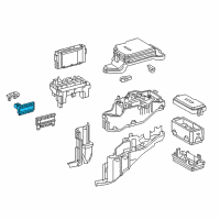 OEM 2019 Lexus RX350L Block Assembly, FUSIBLE Diagram - 82620-48210