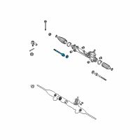 OEM Scion Inner Tie Rod Diagram - 45503-29825