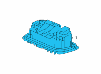 OEM Honda Civic LIGHT ASSY-, LICENSE Diagram - 34100-T20-A11