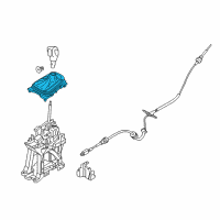 OEM Ford Shift Boot Diagram - E1GZ-7D443-CA