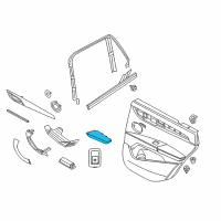 OEM 2016 BMW X1 Armrest, Left Diagram - 51-42-7-417-517