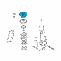 OEM 2015 BMW M6 Gran Coupe Left Guide Support Diagram - 33-50-6-854-327